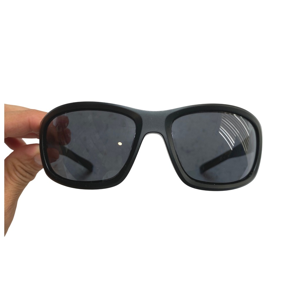 Decathlon Explore 100 Sunglasses Mens One Size Black Sporty Wrap Around 2951177